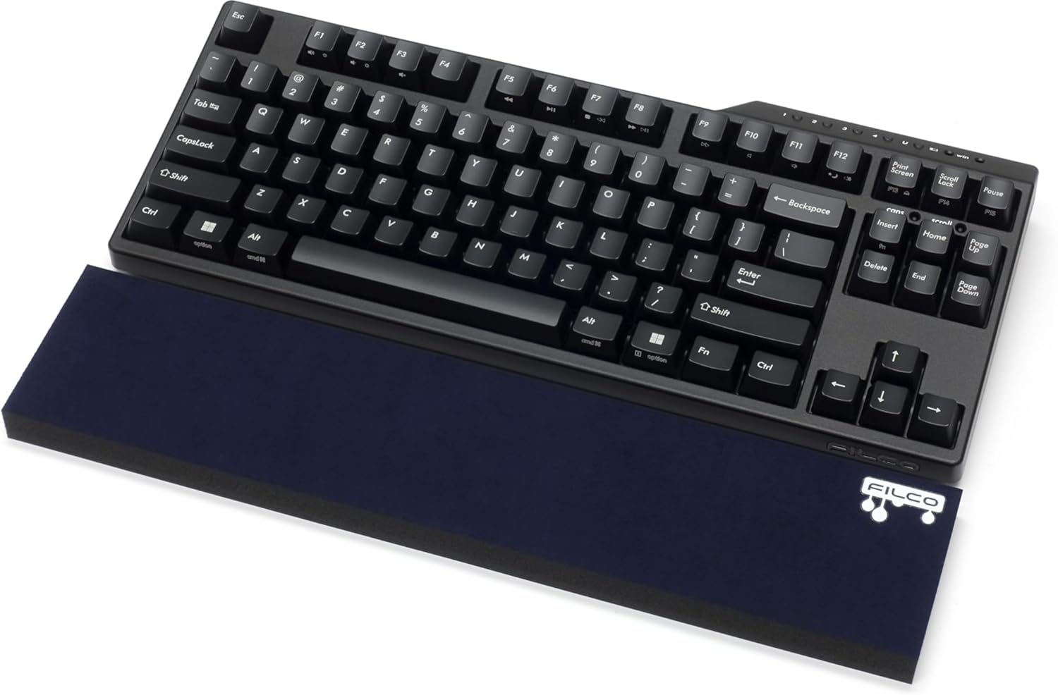 FILCO Keyboard Dedicated Wrist Rest Macaron M Size 0.7 inch (17 mm) Thick Type Royal Blue Wrist Rest Armrest, Pure Japanese Product Made in Japan with All Manufacturing Processes in Japan, Reduces