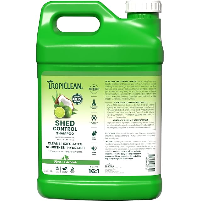 Tropiclean Champú para Mascotas - Shed Control