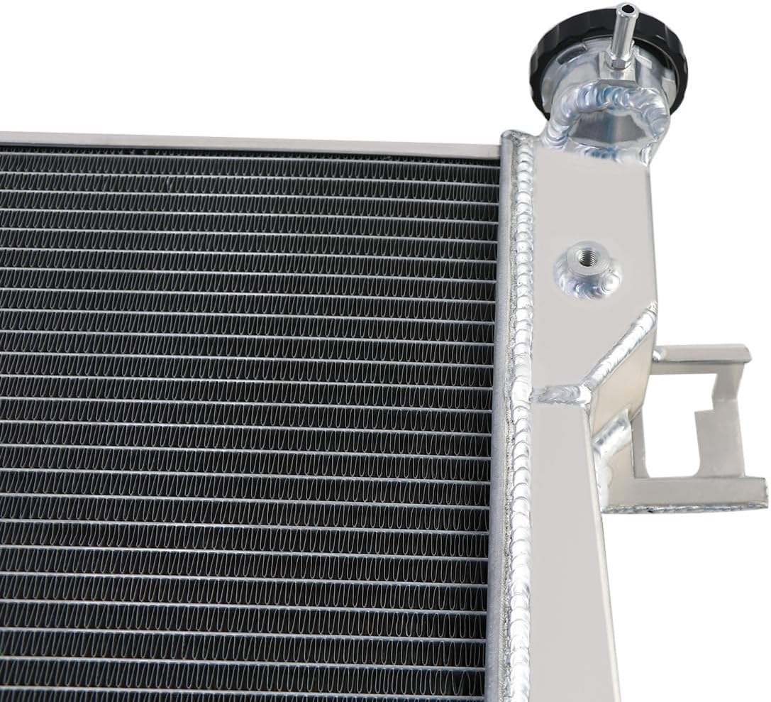 3 Row Aluminum Radiator for 2004-2008 2009 Dodge Ram 1500 Ram 2500 Ram 3500 SLT V8 5.7L, 3 Rows Core Crossflow Radiador Automotive Replacement Engine Radiators 2005 2006 2007 04 05 06 07 08 09