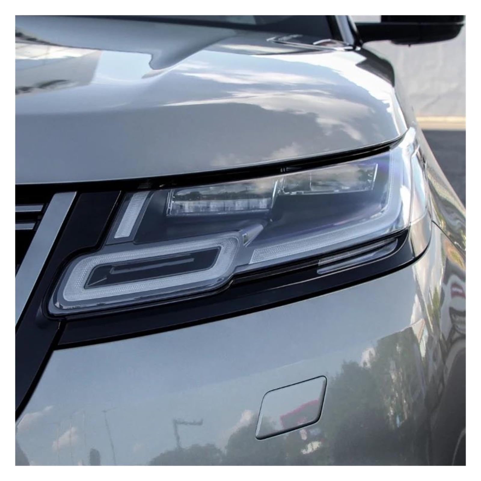 Fari Anteriori Auto Per Land Per Rover Per Range Per Velar 2017 2018 2019 2020 2021 2022 Sostituisci Il Vetro Trasparente Faro In PC Generico(Giusto)