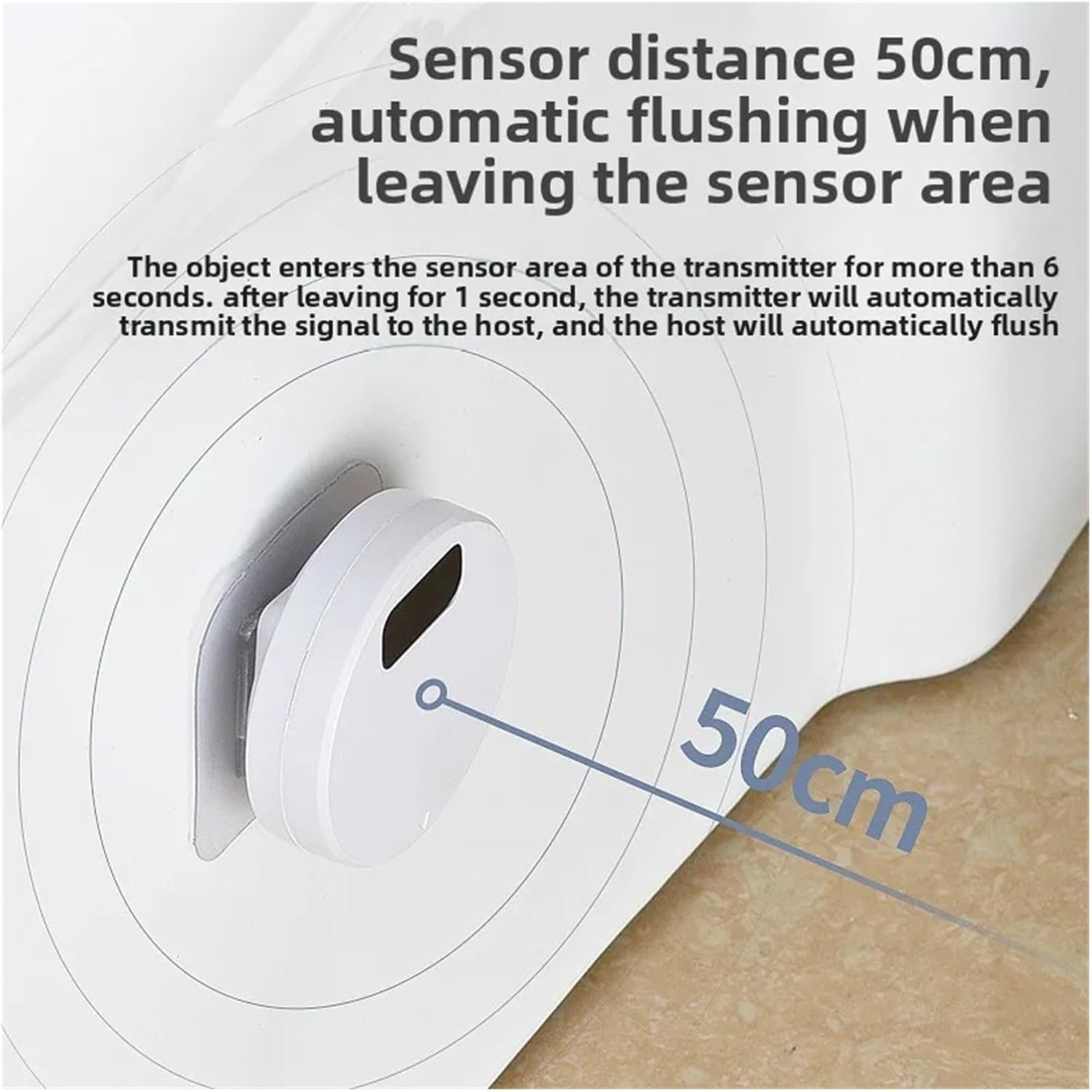 Manual Urinal Flushometer Household Smart Infrared Induction Toilet Flusher Set Charging Automatic Flush Push Free Button Sensor Accessories