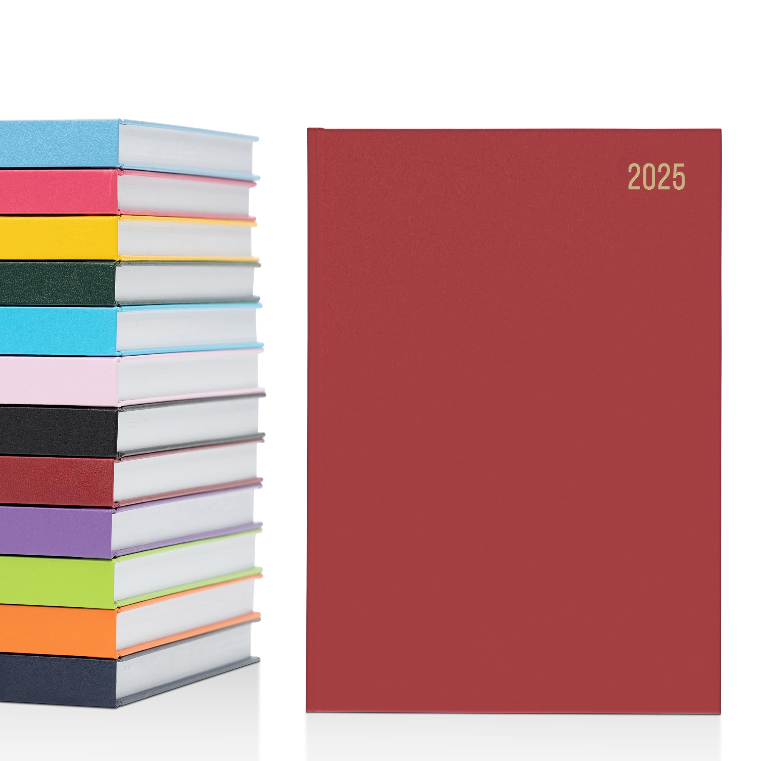 evelay 2027 Diary A5 Week to View, Hardback Planner Organiser Journal with Ribbon Marker