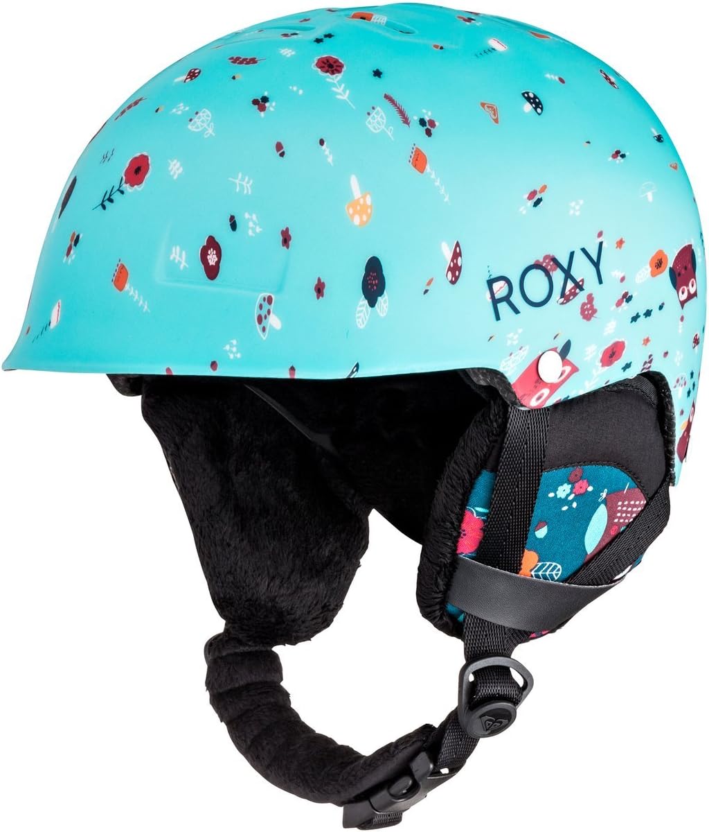 Roxy Happyland Snow Helmet Board for Girls black Negro (True