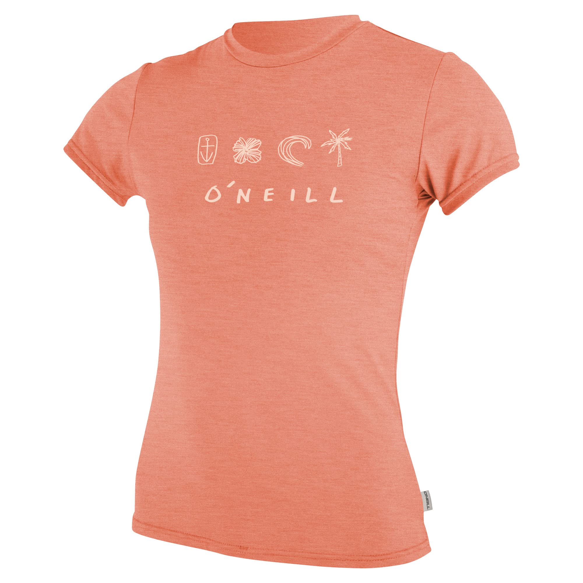 O'NEILL Girls Hybrid Short Sleeve Sun Shirt 5566 - Nectar Age - 12Y