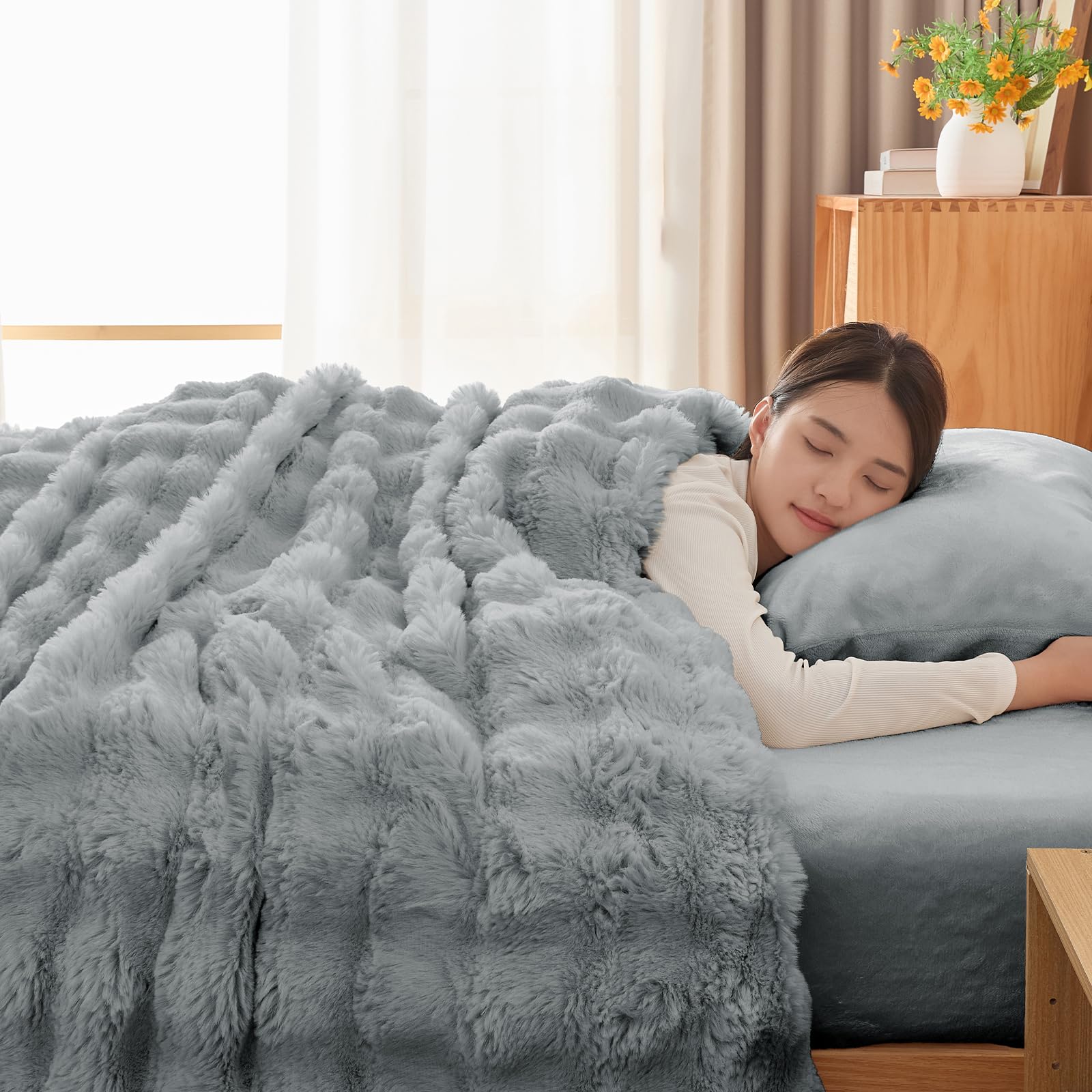 Amazon｜Softime 掛け布団カバー ダブル 冬 暖かい 羽毛布団カバー