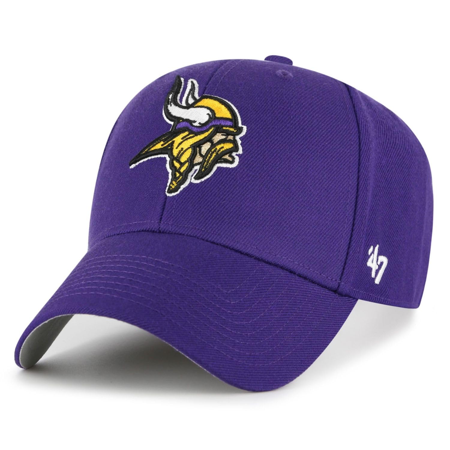 47 Minnesota Vikings NFL MVP Unisex Baseball Cap, Adjustable, Team Badge, Purple