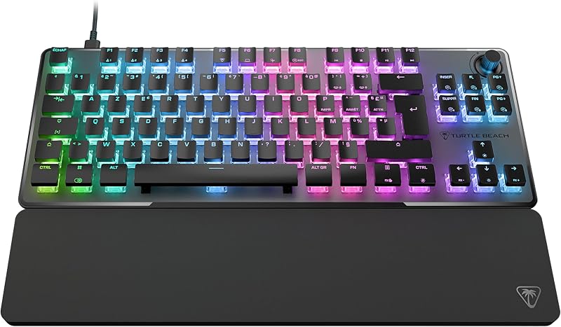 Turtle Beach Vulcan II TKL Pro Magnetic Mechanical RGB Gaming Keyboard, Hall Effect Analog Switches, No Numeric Keypad Design