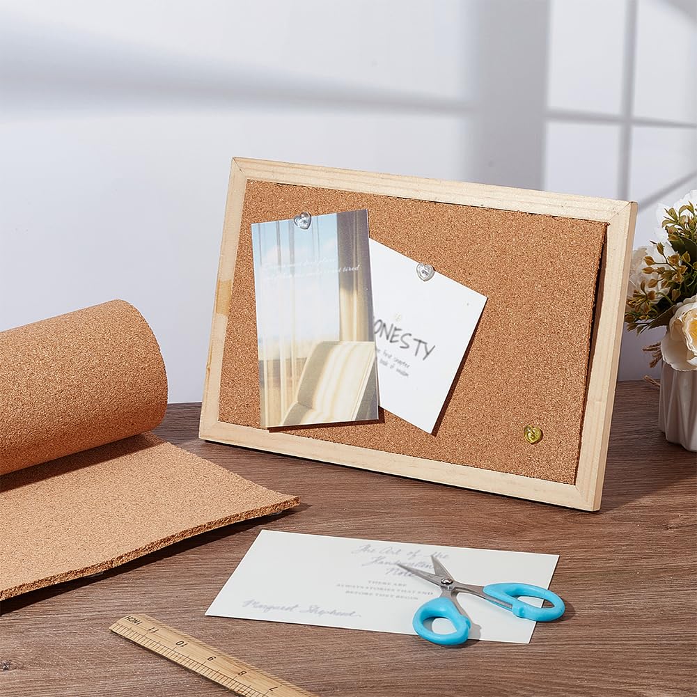 OLYCRAFT Tablero de Corcho Grande Natural 1.2m x 30cm 6mm Rollo Multiusos