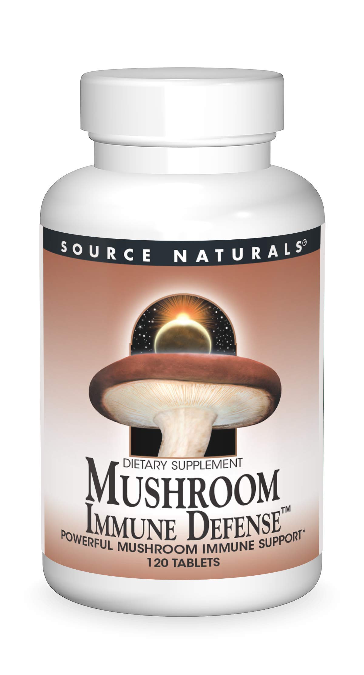 Source Naturals Mushroom Immune Defense, 120 Tablets