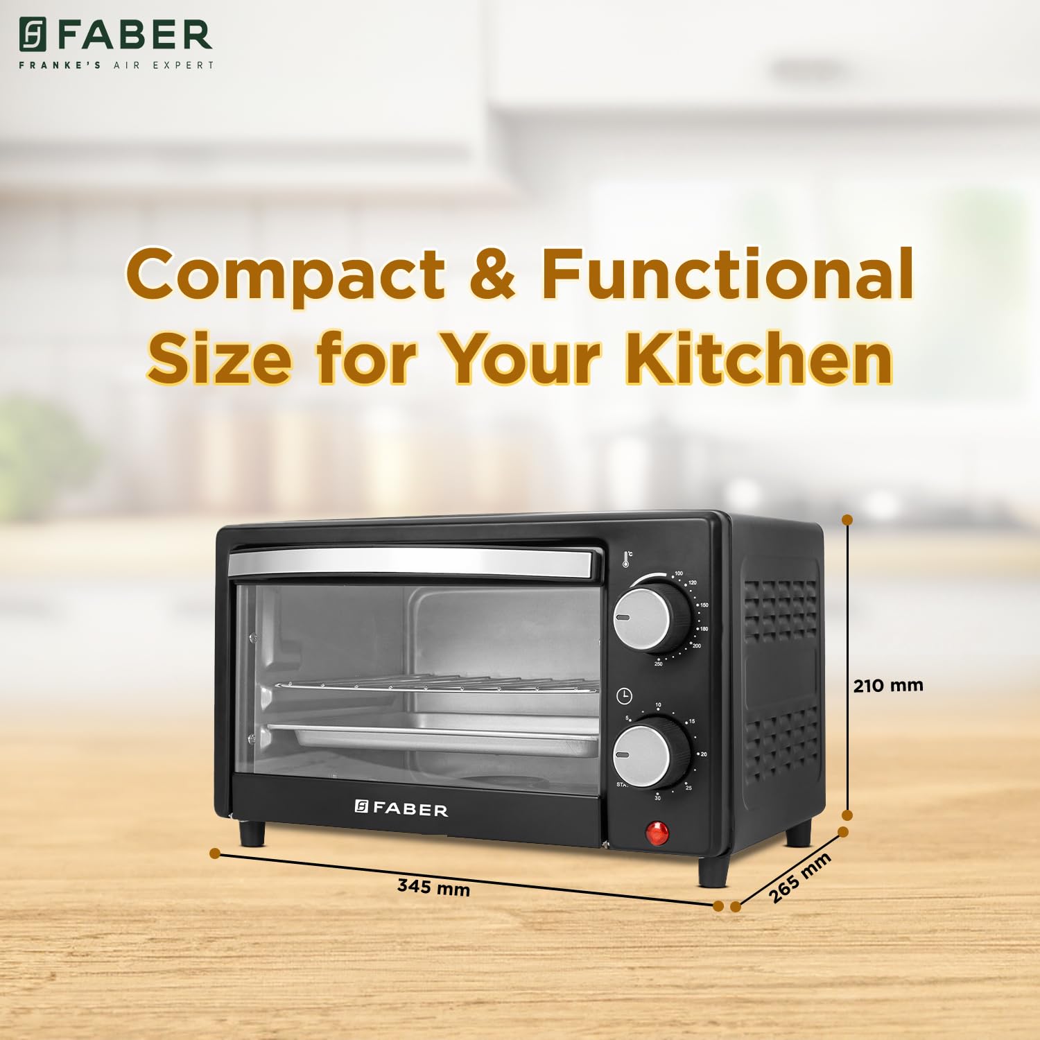 Faber 9L OTG Oven - Bake, Toast & Grill! -6 Faber 9L OTG Oven - Bake, Toast & Grill! -6