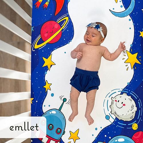 Miniatura 6 de EMLLET - Sábana para cuna, tela de algodón transpirable y segura con certificación Oeko-TEX, ideal para fondos de fotos, se adapta a todos los