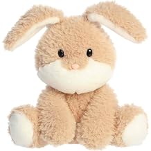 Aurora Vibrant Spring Colorful Cottontails Stuffed Animal - Perfect For Pretend Play and Seasonal Storytelling - Adorable Decorations For The Season of Renewal - Buttercup 7.7 Inches