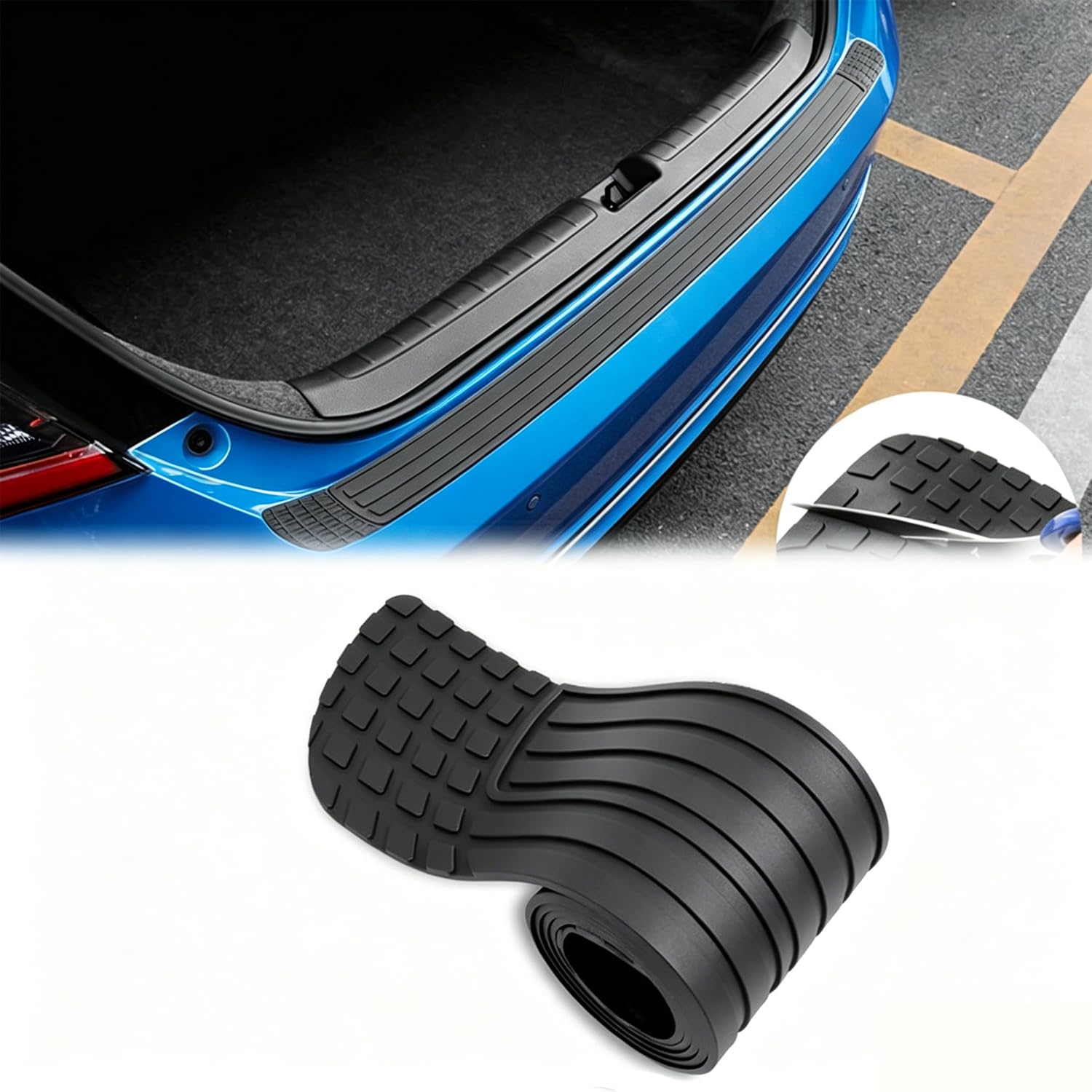 Amazon | 車 リアバンパーラバーガード 【プロボックス 160系 NHP160V