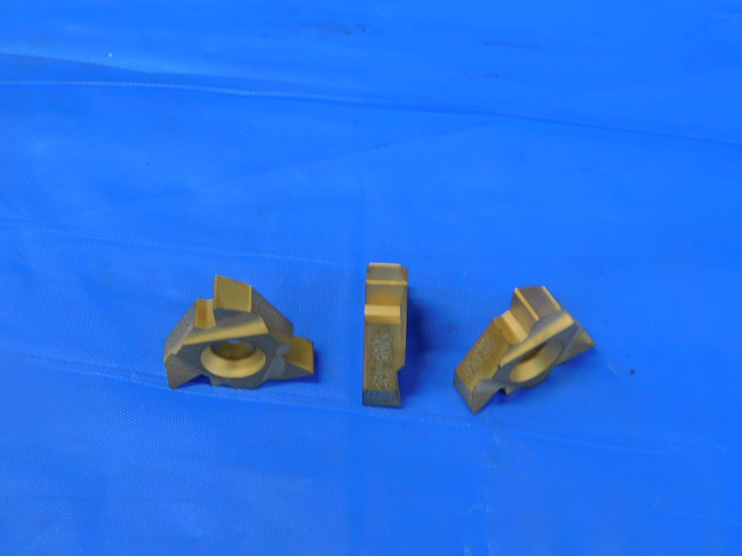 5PCS New SECO 22ELN60 & 22NRN60 CP50 TiN Coated Carbide Threading Inserts - MB11454CD2