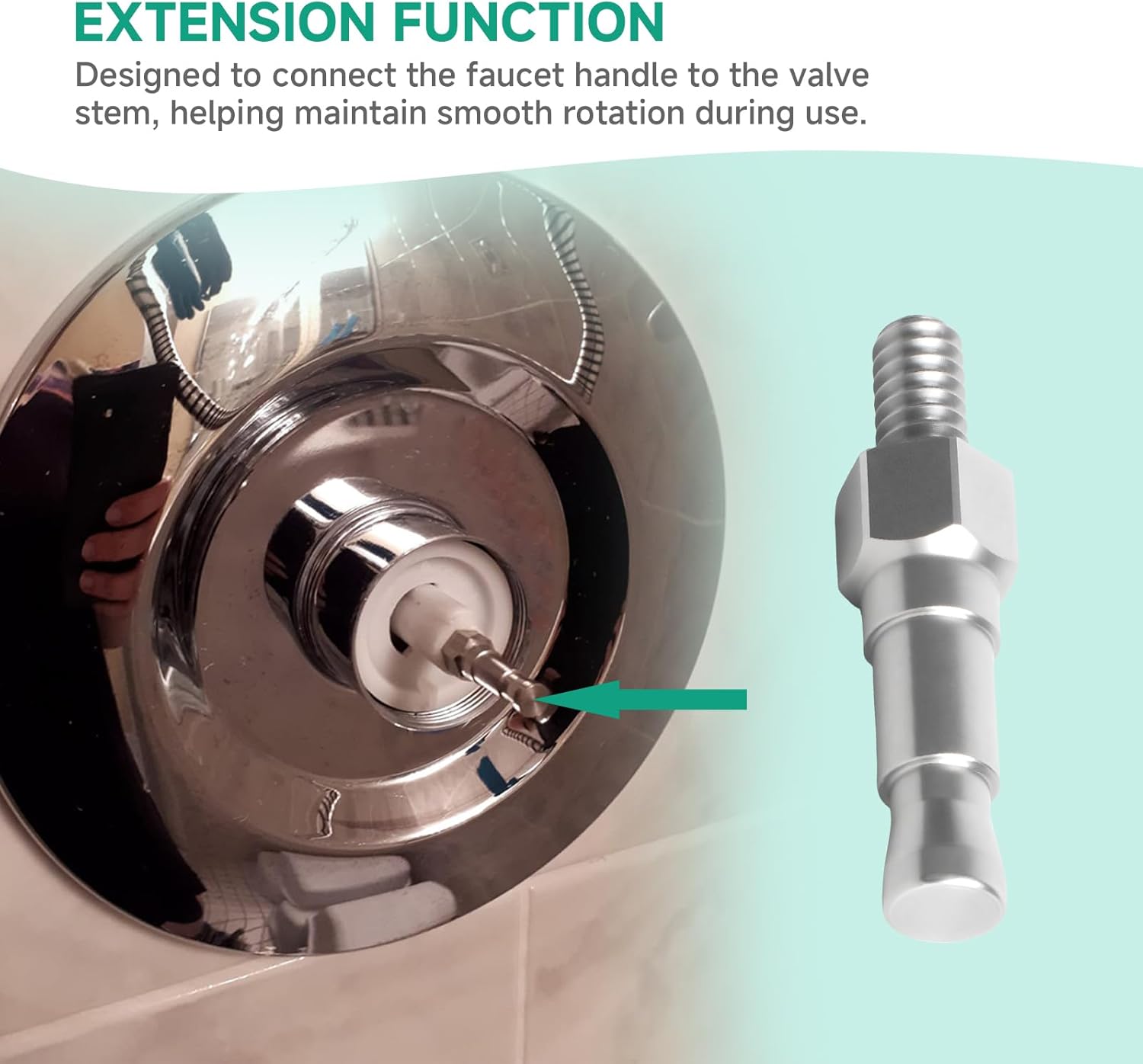 970-8000 Stem Extension for Faucets, Compatible with Pfister Marielle, Professional, and Serrano Series Tub and Shower Faucets, Fits Handle Model 940-004A