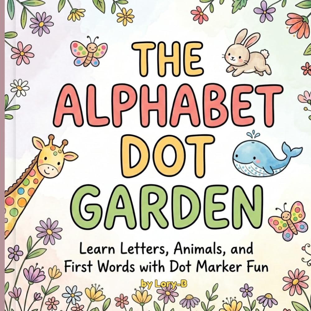 The Alphabet Dot Garden: Learn Letters, Animals, and First Words with Dot Marker Fun