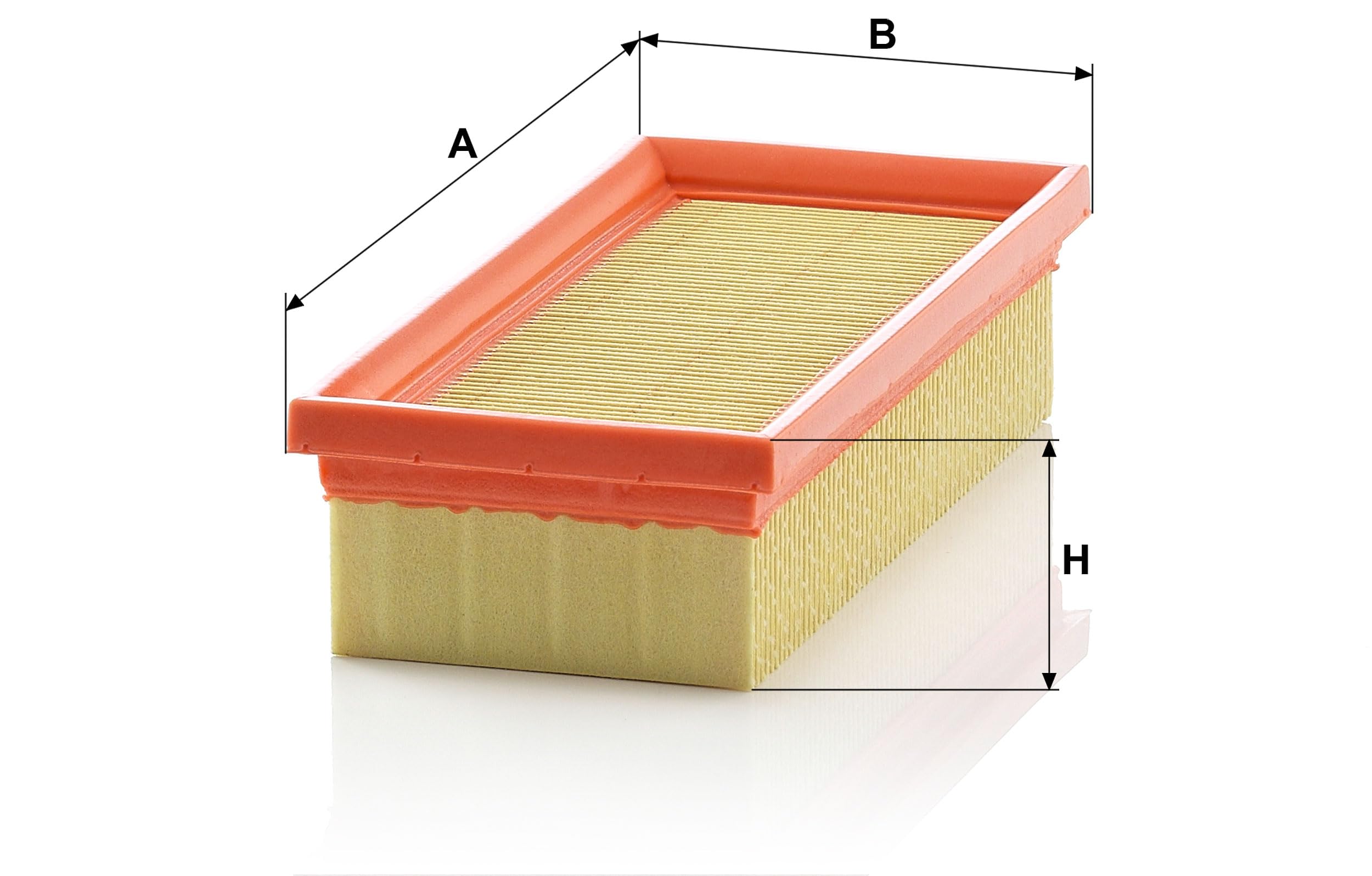 Filtro Aria MANN-FILTER C 39 201 - Dimensioni 391x185x58 Mm - Ricambio Auto Per Protezione Motore - 4
