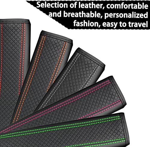 Miniatura 5 de 2 fundas para cinturón de seguridad de automóvil, fundas suaves para correa de hombro, almohadillas de arnés, cojín de conducción cómodo para