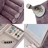 Vista 3 de Yikko Cojines de sofá de 1/6 para decoración de casa de muñecas, sala de estar o dormitorio, accesorios de muñecas de 12 pulgadas, muebles