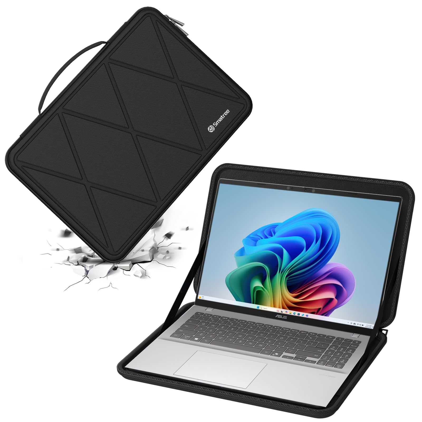 Smatree Hard EVA Protective Case for 16 inch ASUS Vivobook 16X/16 | Compatible for 16 inch ASUS Vivobook 16X/16, for Chromebook C523, for Zenbook Pro Duo 15 OLED Bag (X8286)