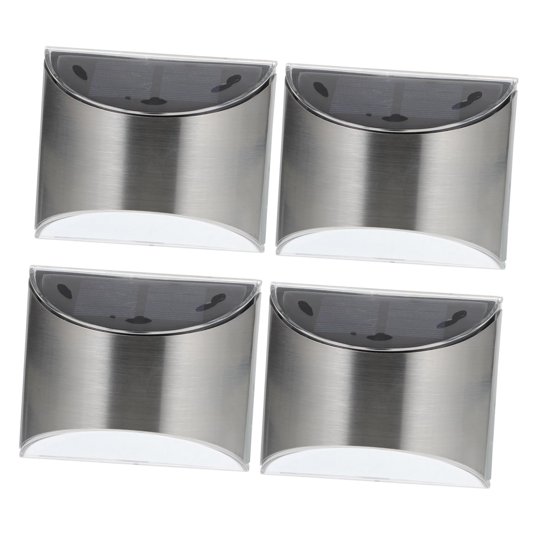 Housoutil Applique Murale Solaire LED en Acier Inoxydable 1,2 V 2 W