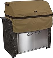 Classic Accessories Hickory Water-Resistant 32-Inch Built-In BBQ Grill Top Cover - Durable Weather Protection