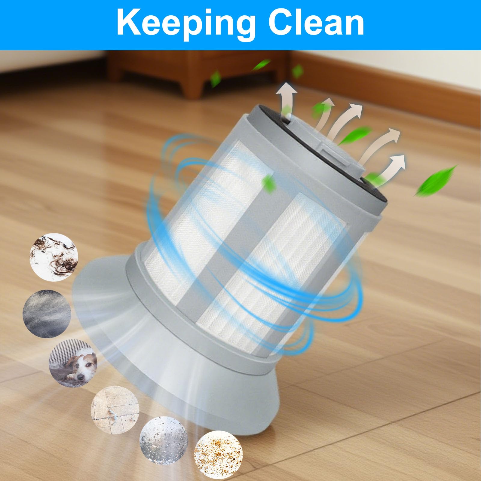 Bissell Vacuum Filters - 4 Pack Replacement -5 Bissell Vacuum Filters - 4 Pack Replacement -5