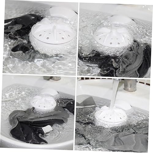 Miniatura 6 de Portable Mini Washer Turbo Washer for Travel Low Noise USB Powered Washing Machine for Hand-washing Clothes and Underwear in Any Bucket Basin Stain