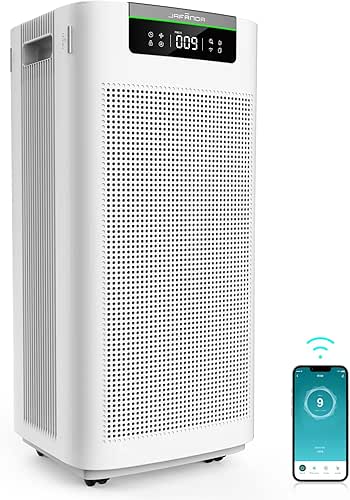 Jafända Air Purifier for Home Large Room 3800 ft², APP