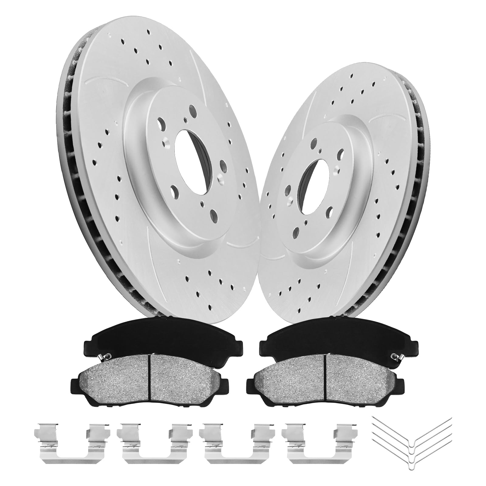 Photo 1 of GAIASURGE Front Brake Rotor and Pad Kit for Pilot (2009-2015)