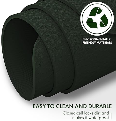 Miniatura 6 de FrenzyBird Esterilla de yoga grande de 6 x 4 pies (72 x 48 pulgadas) 14 pulgadas y 13 pulgadas, extra ancha, 72.0 in x 48.0 in, alfombrilla de
