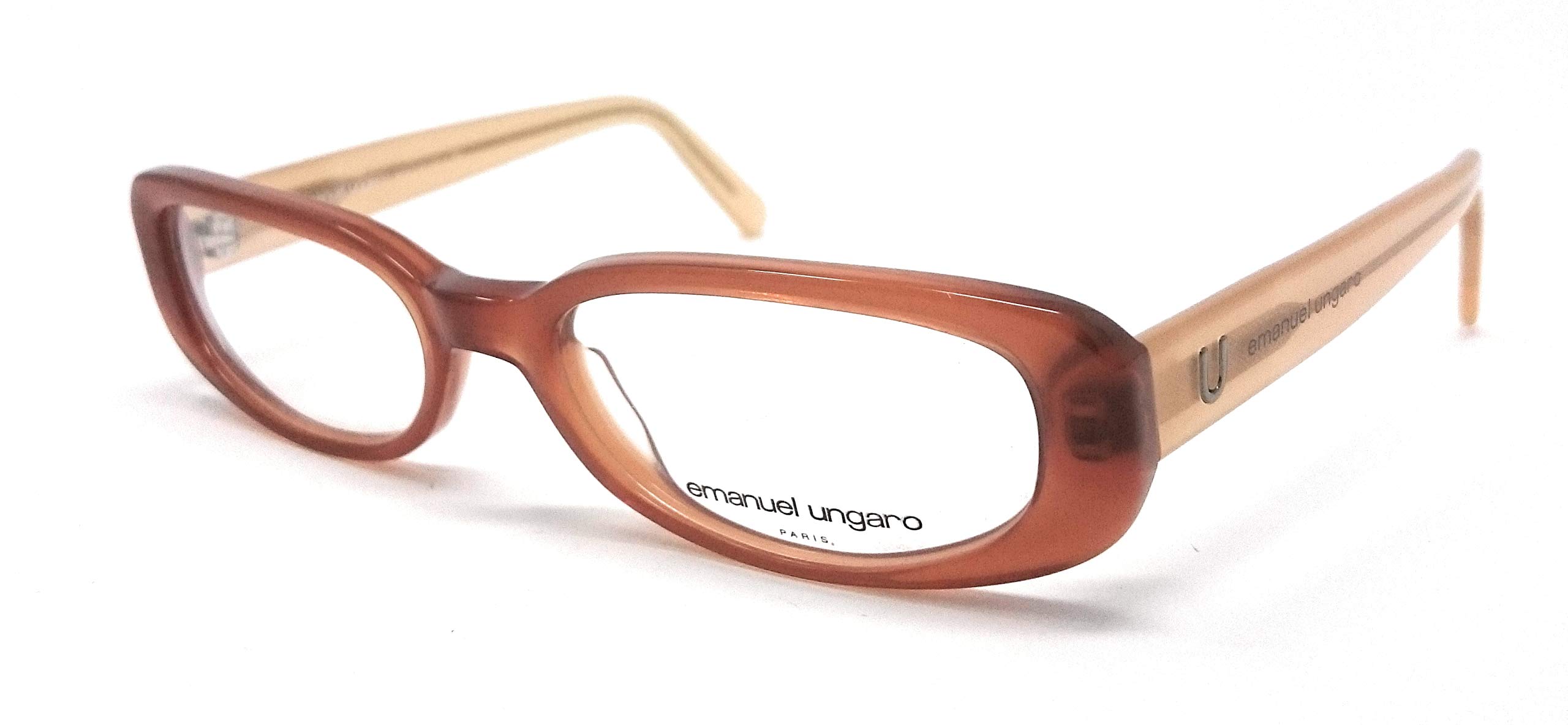 Emanuel UngaroWomen's Eyeglasses Glasses Spectacles UG 4516 7065 Rectangular Brown Beige