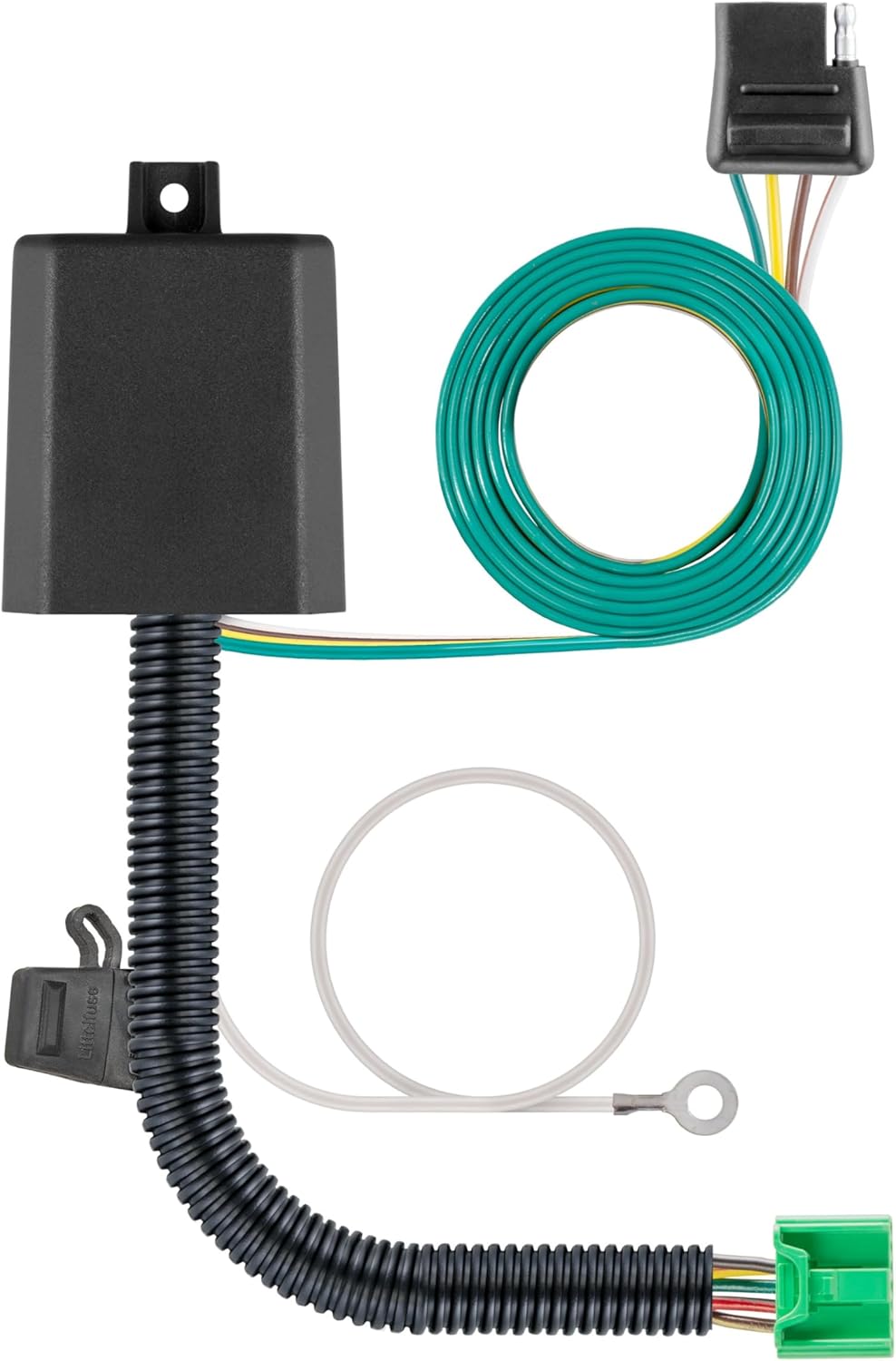 CURT 56519 Vehicle-Side Custom 4-Pin Trailer Wiring Harness, Fits Select Honda Pilot