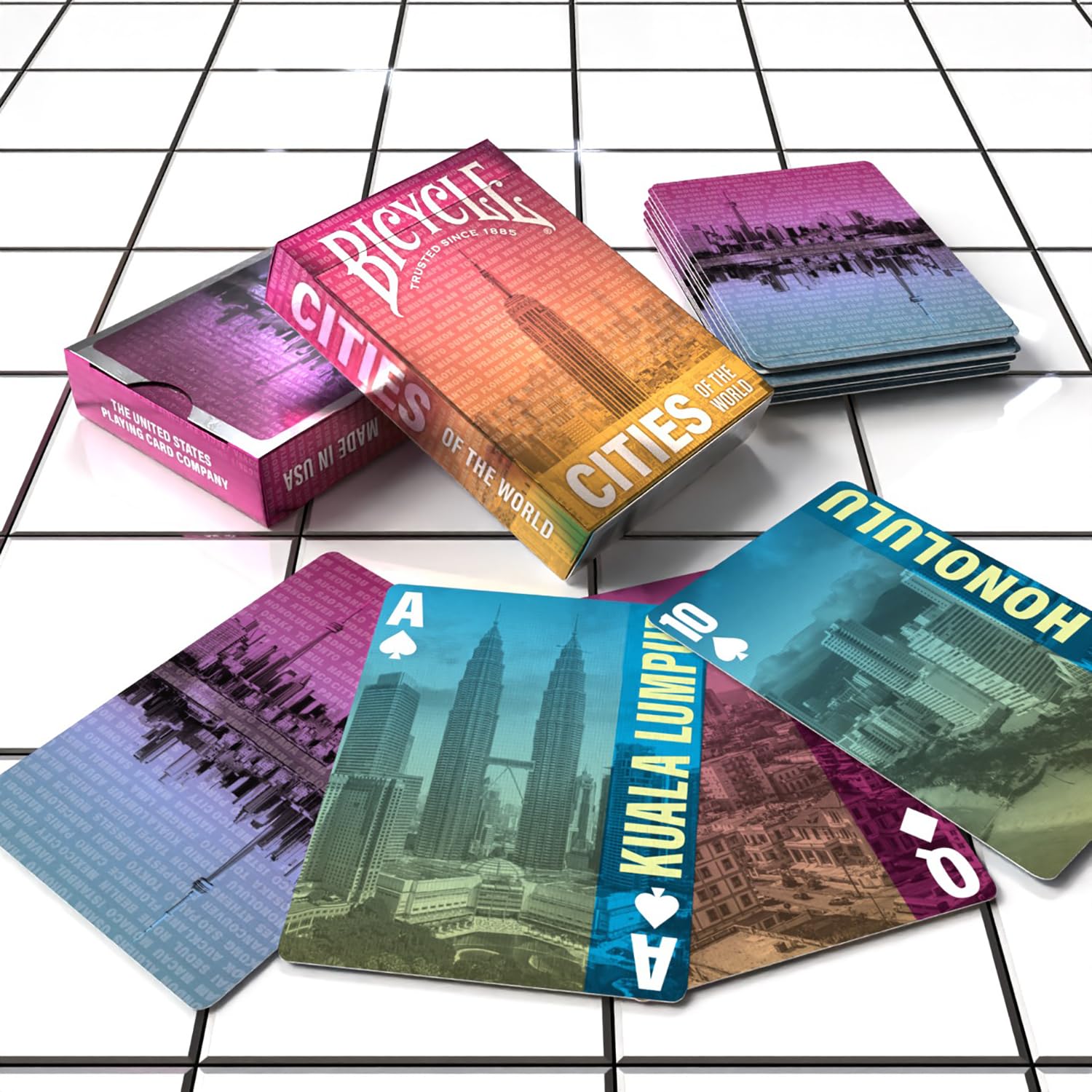 Bicycle Cities of the World (Designer Spielkarten, Poker, Skat...)