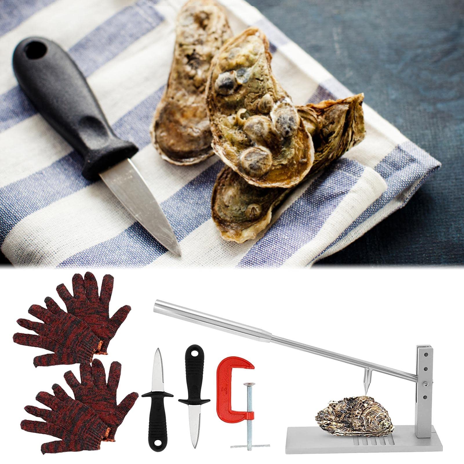 Juego de pelador de , herramienta para pelar , abridor de , abridor de conchas, 2 cuchillos peladores, abridor de mariscos, juego de herramientas para el