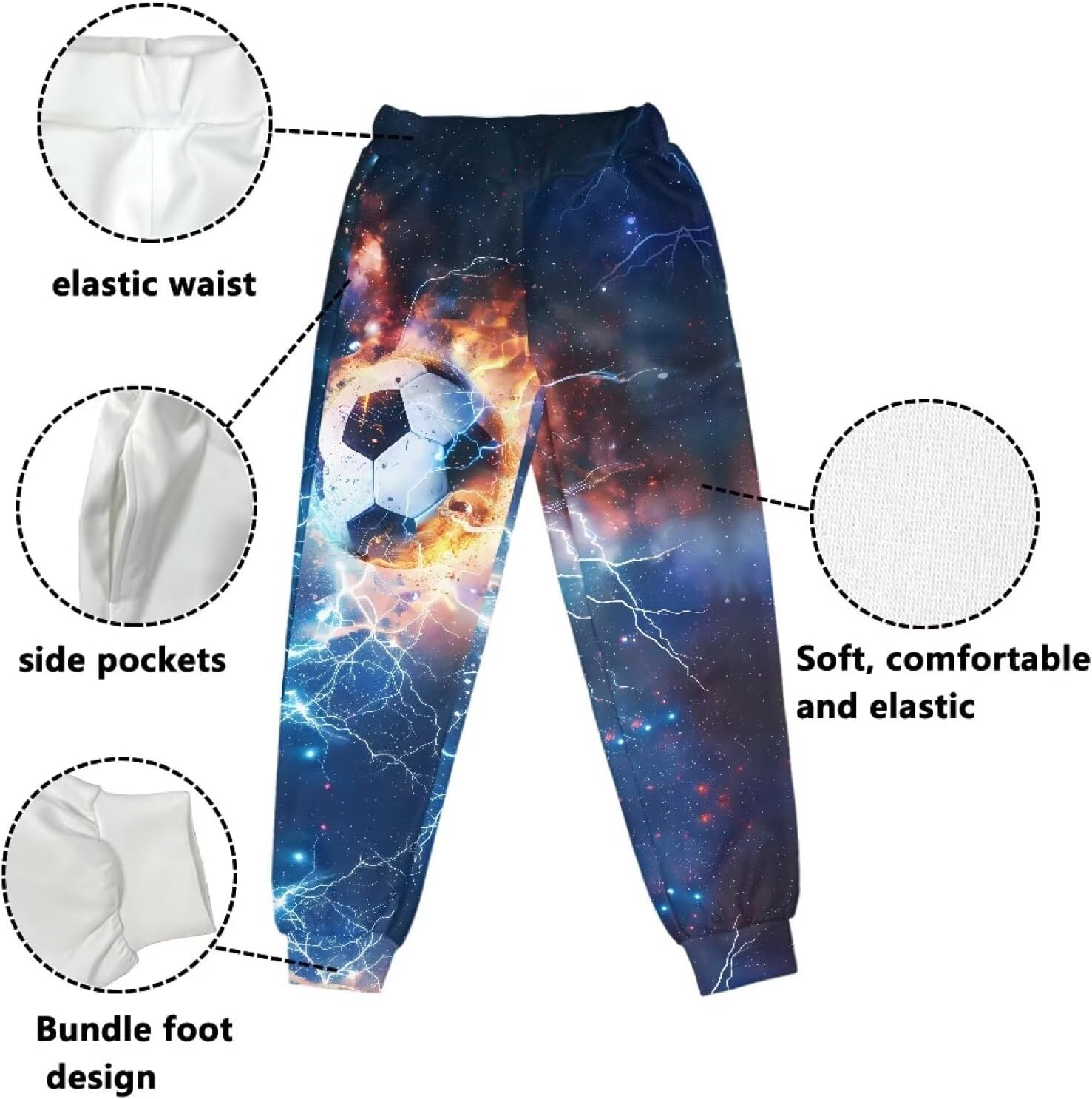 Renewold 4-15T Boys Pants Girls Casual Joggers Sports Sweatpants Activewear Clothes