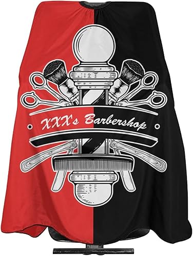 Miniatura 32 de Capa de peluquero personalizada, Capa de salón para corte de pelo personalizada para hombres