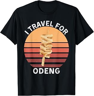 Retro I Travel For Odeng Vintage Odeng Food Lover T-Shirt