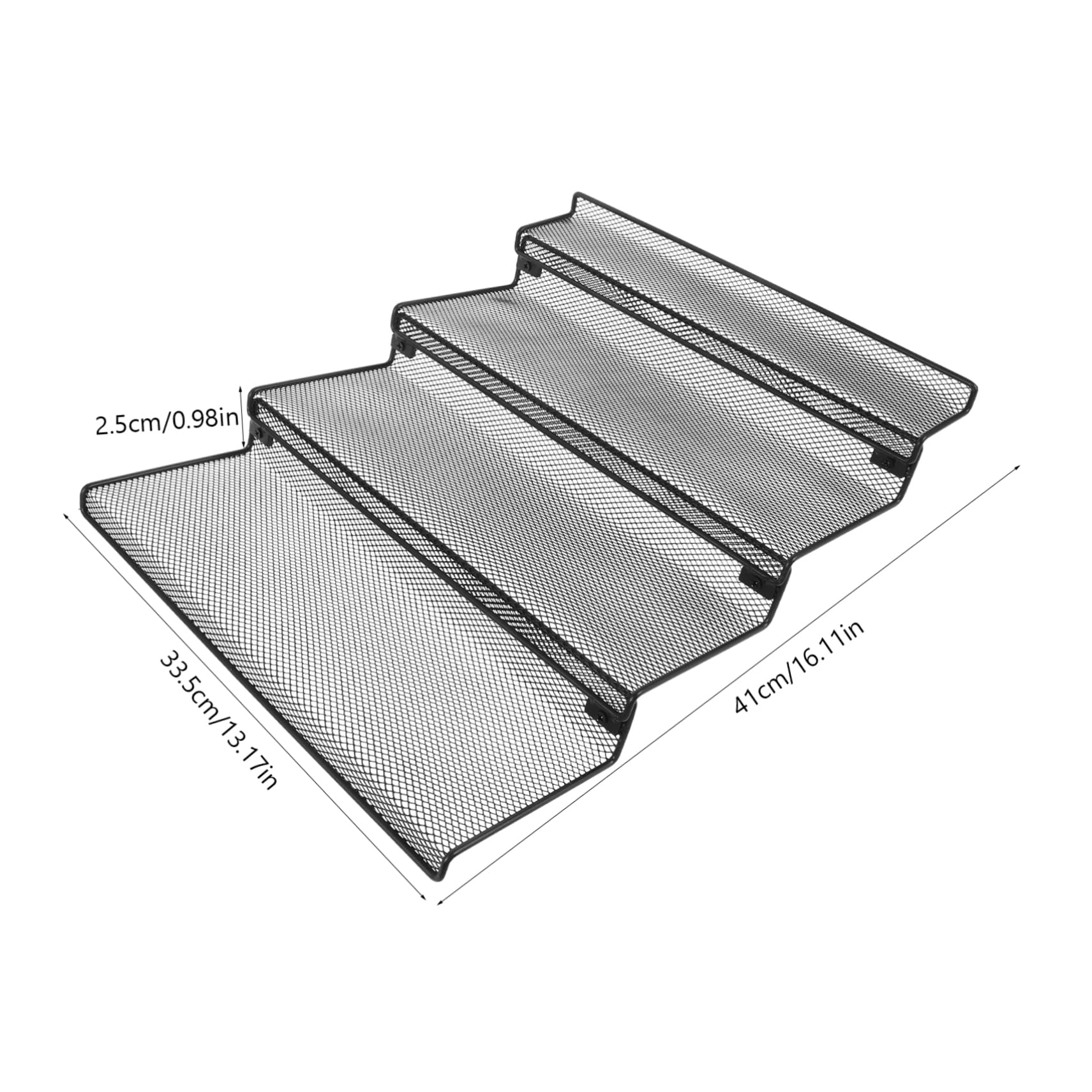 ULTECHNOVO Gewürzregal Für Schublade Metall Organizer Mit Schublade Gewürz Organizer Wiederverwendbare Gewürz Tablett Rack in
