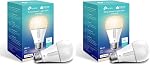 Kasa Smart Light Bulbs that Works with Alexa and Google Home, Dimmable Smart LED Bulb, A19, 9W, 800Lumens, Soft White(2700K), CRI≥90, WiFi 2.4Ghz only, No Hub Required, 4-Pack(KL110P4)