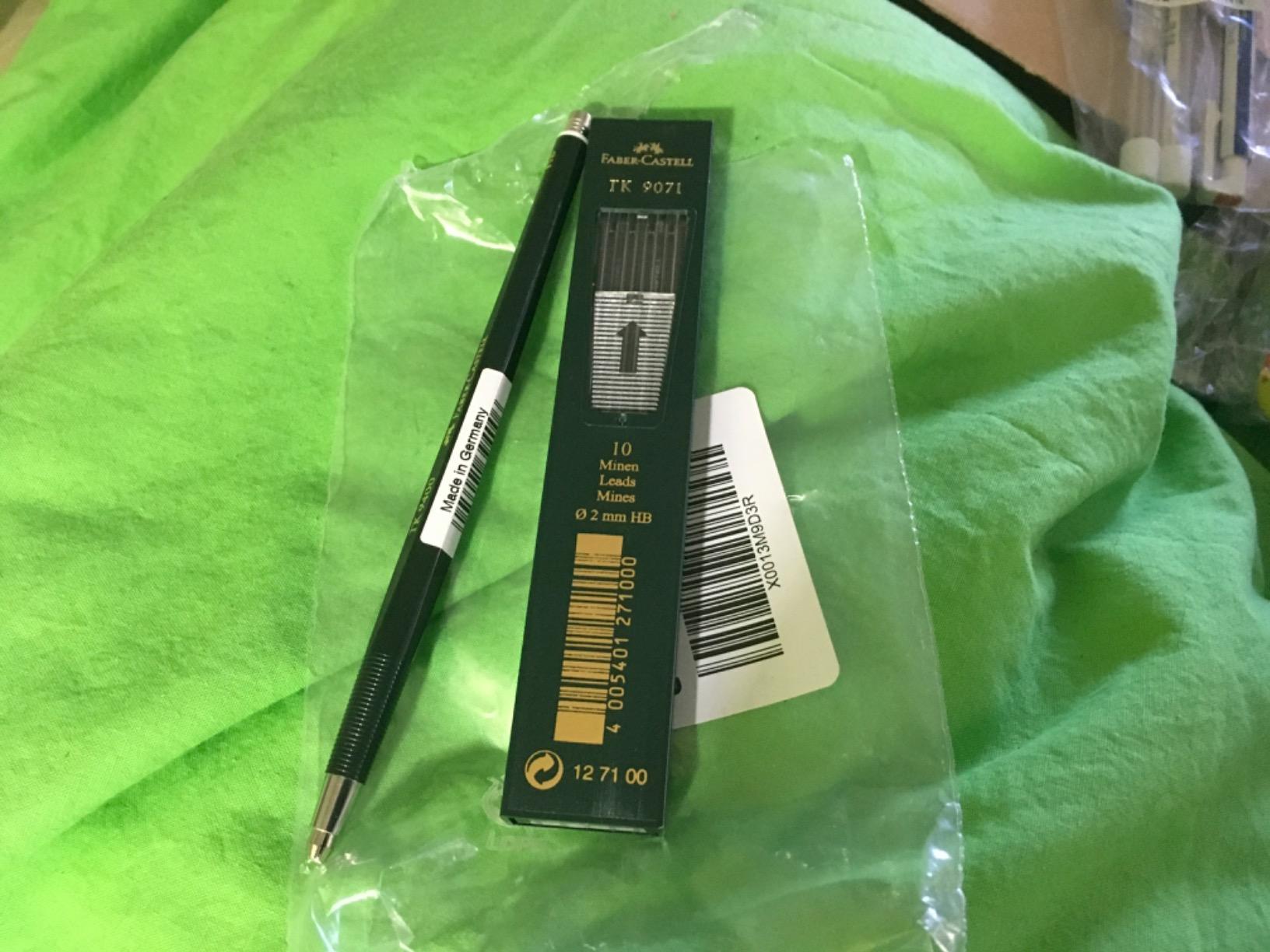 Faber-Castell 2mm B Lead Refills - 10 Pack For Clutch Pencils, Drawing & Sketching