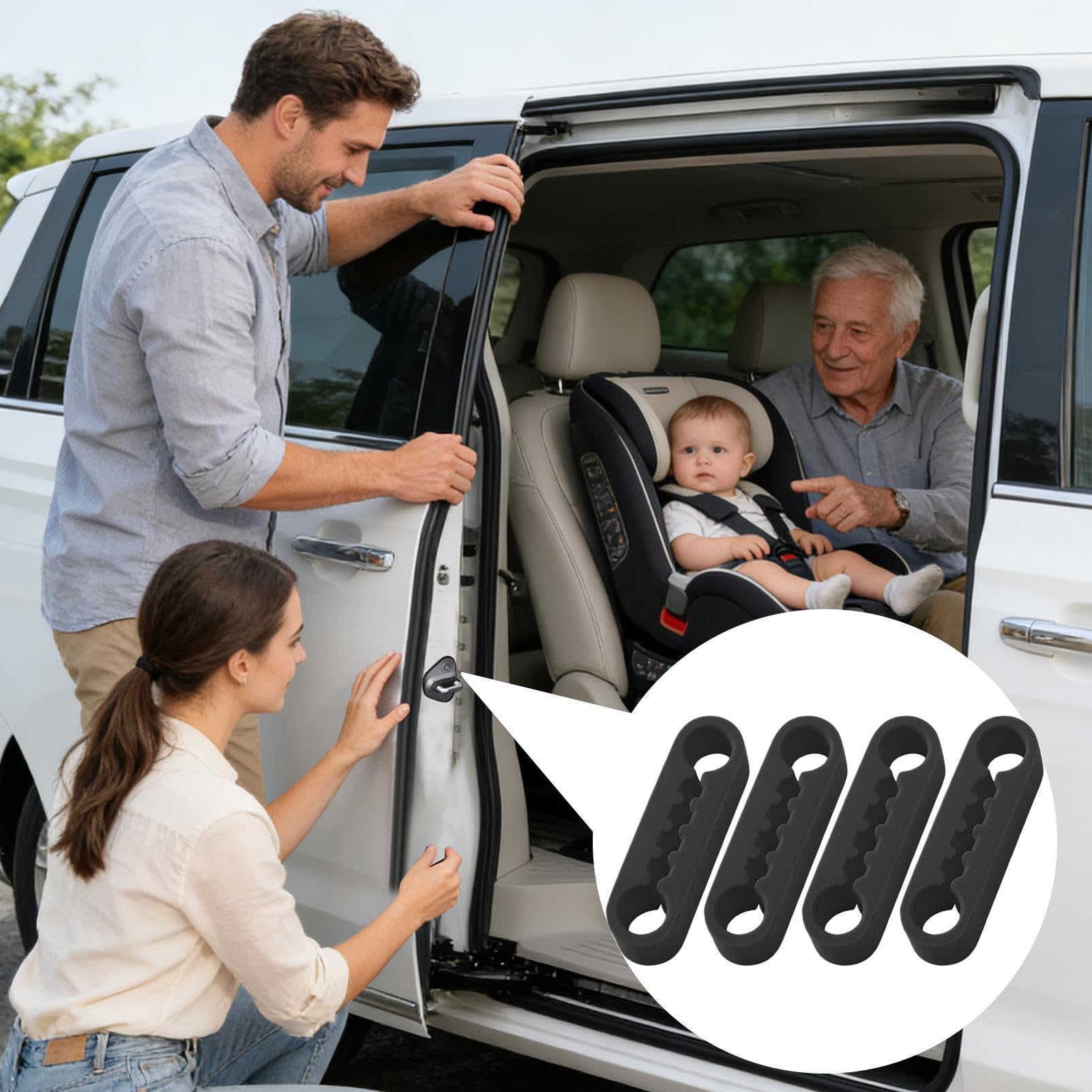 Cuscinetto smorzatore per chiusura porta auto in silicone ammortizzatore elastico isolamento acustico
