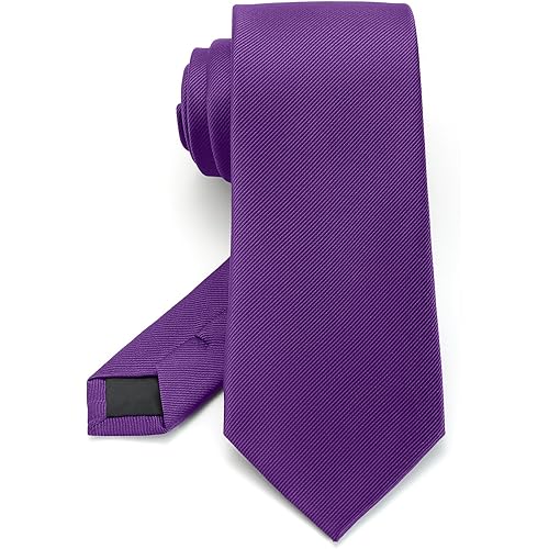 Black Ties For Men Solid Color Formal Neckties 3.15" (8CM) Men's Ties