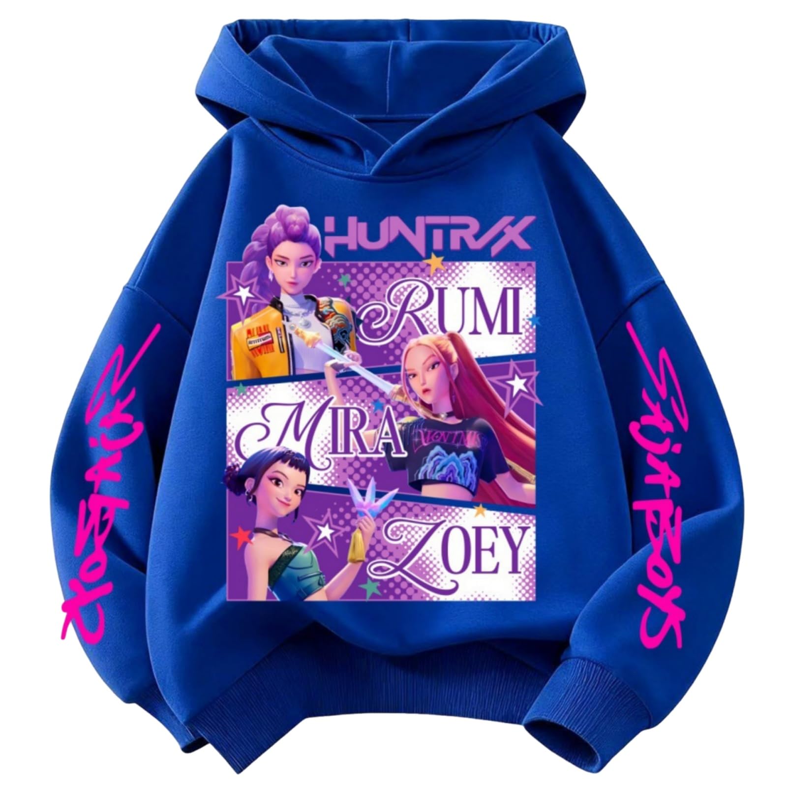 K-Pop Hoodie For Girls Teens Trendy Long Sleeve Sweatshirt Graphic Print Cozy Hunters Hoodies De-Mon Pullover — view 6