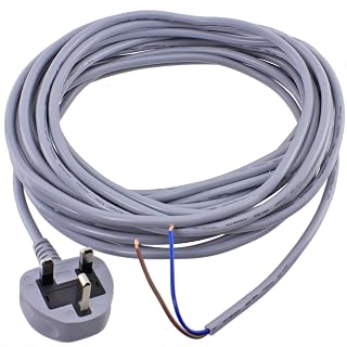 Spares2go Mains Cable/Power Lead & Plug Compatible with Dyson DC01 DC03 DC04 DC07 DC14 Vacuum Cleaners (10 Metres)