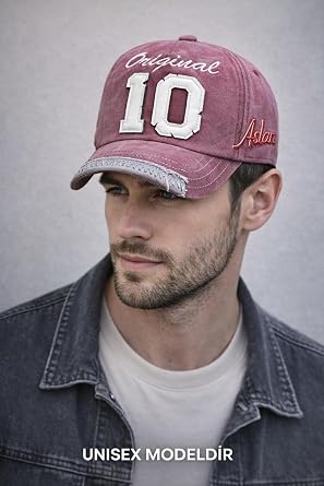 Nak l  Baseball  apkas ,%100 Pamuk Gabardin, Unisex Model,  ok Renkli