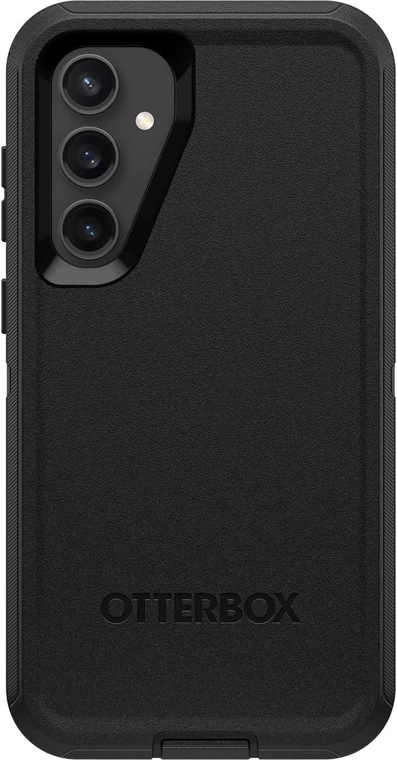 OtterBox Galaxy S23 FE (Only) - Defender Series Case - Black - Rugged & Durable - with Port Protection - Case Only - Non-Retail Packaging