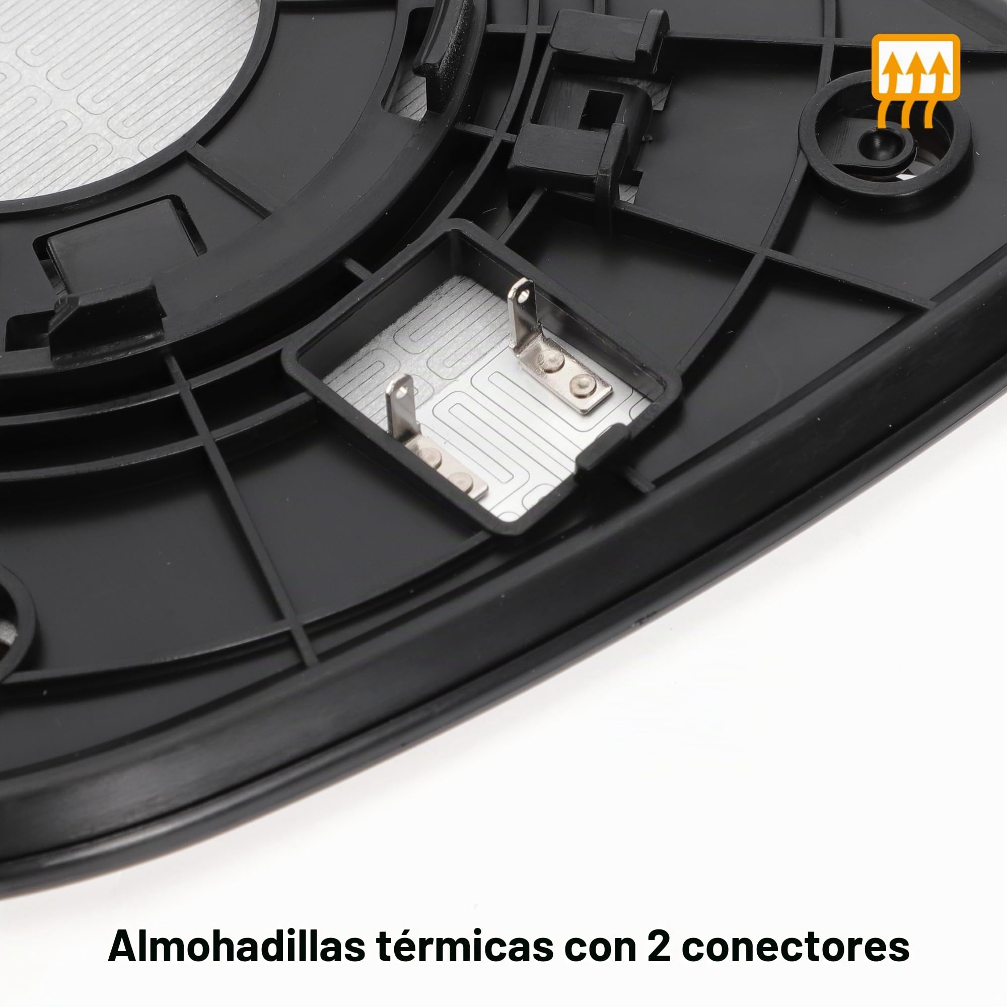 A ABSOPRO Vidrio De Espejo Lateral Derecho Para Kia Carens 13-18 1Pc | Vidrio Real, Blanco, Asférico, Con Placa De Respaldo, 2 Pines, Diagonal 19.5Cm