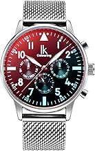 Alienwork IK Orologio Automatico Uomo Donna Cronografo Cinturino in Maglia