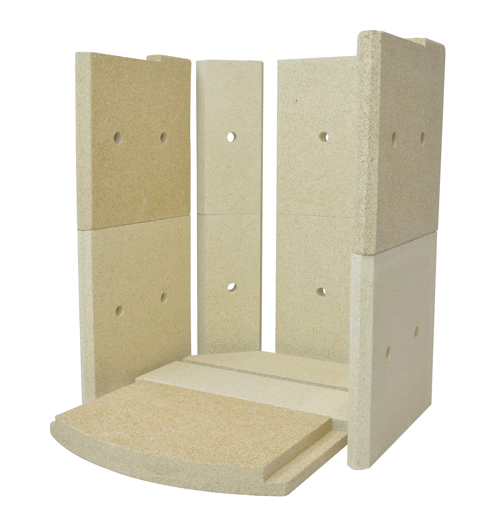 Feuerraumauskleidung Für Techfire Kaminöfen - 13-teiliges Vermiculite-Set